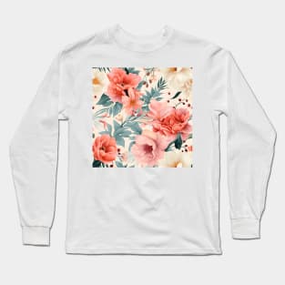 Wedding Flowers Pattern 6 Long Sleeve T-Shirt